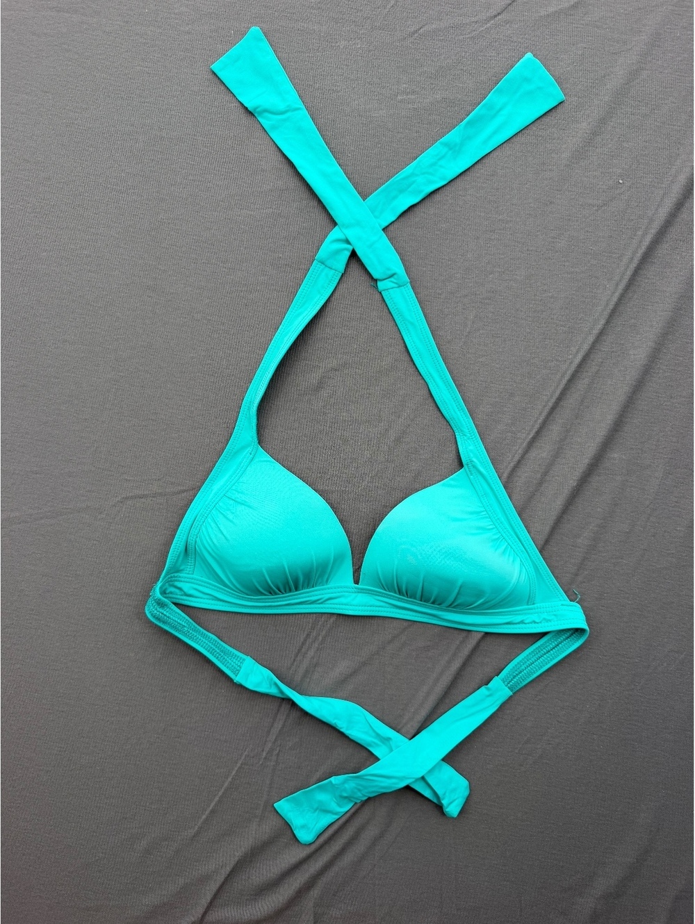 Tommy Bahama turquoise triangle bikini top